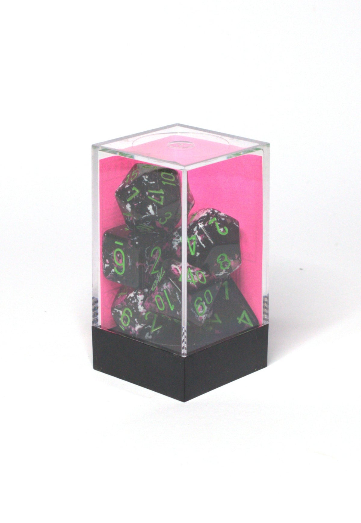 Paint Splatter Polyhedral Dice - Set of 7